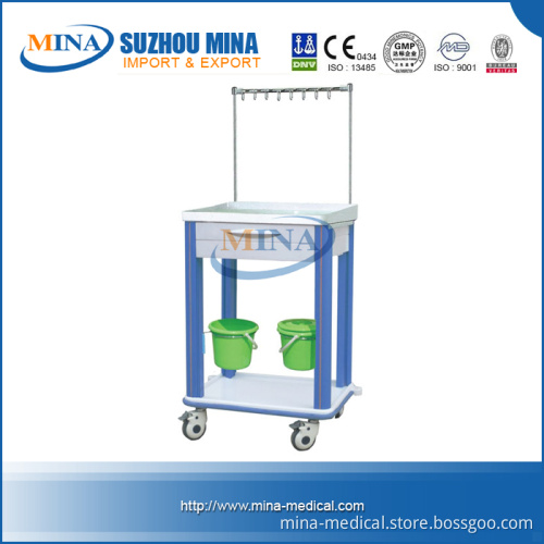 Medical Treatment Trolley with Two Barrels (MINA-MT67516D)